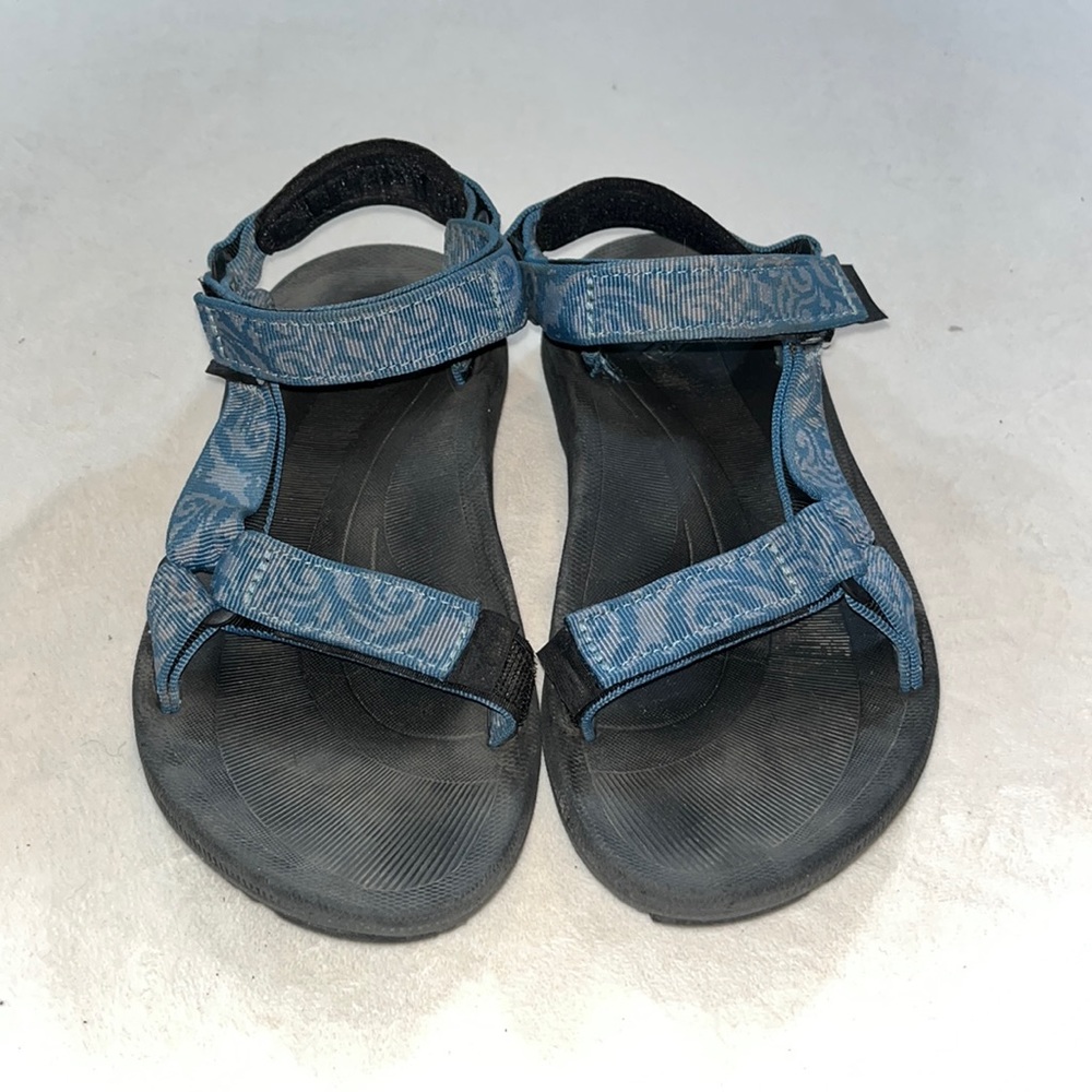 Teva sandals blue and gray